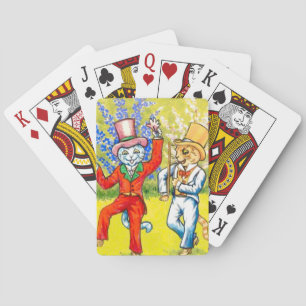 Tanzkatzen Spielkarten