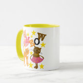 Tanzkatzen Tasse (Vorderseite Links)