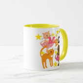 Tanzkatzen Tasse (VorderseiteRechts)