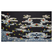 TANZKIMONO, WASSER, FALLENDE BLÄTTER STOFF (Fat Quarter (45,7 x 55,9 cm))