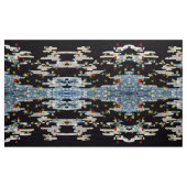 TANZKIMONO, WASSER, FALLENDE BLÄTTER STOFF (Yard (91,4 cm))