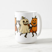 Tanzkins zu Halloween-Kostümen - Funny Gho Kaffeetasse (VorderseiteRechts)
