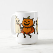 Tanzkins zu Halloween-Kostümen - Funny Gho Kaffeetasse (Vorderseite Links)