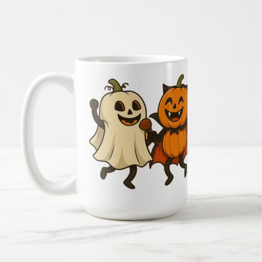 Tanzkins zu Halloween-Kostümen - Funny Gho Kaffeetasse (Links)