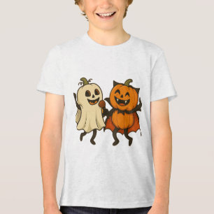 Tanzkins zu Halloween-Kostümen - Funny Gho Tri-Blend Shirt