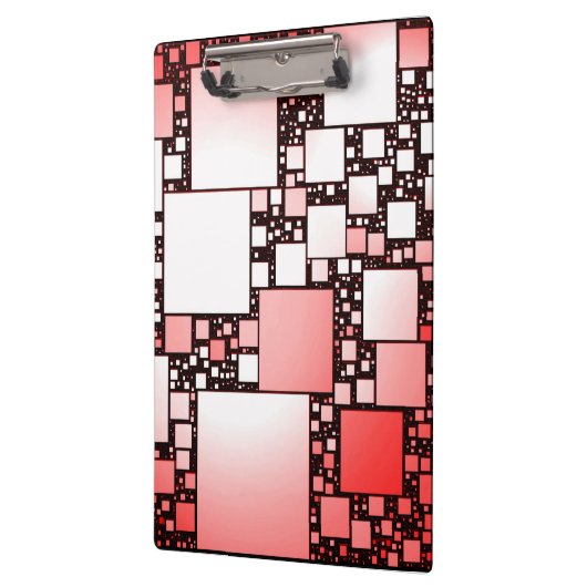 Tanzklammer Rot und Weiß Platz Klemmbrett (Links)