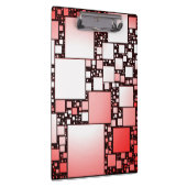 Tanzklammer Rot und Weiß Platz Klemmbrett (Rechts)