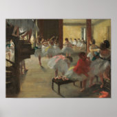 Tanzklasse, Degas Art Poster (Vorne)