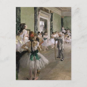 Tanzklasse Edgar Degas Postkarte