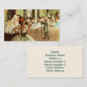 Tanzklasse-Visitenkarte Visitenkarte (Vorne/Hinten)