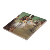 Tanzklasse von Degas, Vintage Impressionismus Ball Fliese (Seite)