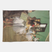 Tanzklasse von Degas, Vintage Impressionismus Ball Geschirrtuch (Horizontal)