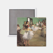 Tanzklasse von Degas, Vintage Impressionismus Ball Magnet (Vorderseite/Rückseite)