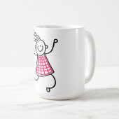 Tanzkleckse Tasse (VorderseiteRechts)