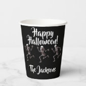 Tanzknochen Pappbecher (Rückseite)