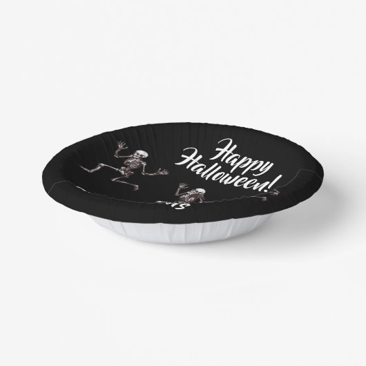 Tanzknochen Pappteller (Gewinkelt)