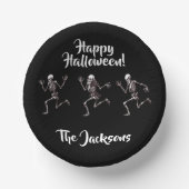 Tanzknochen Pappteller (Vorderseite)