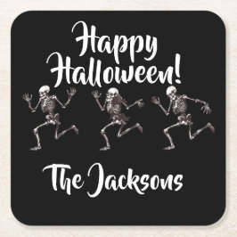 Tanzknochen Rechteckiger Pappuntersetzer