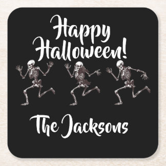 Tanzknochen Rechteckiger Pappuntersetzer