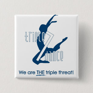 Tanzknopf der Dreiergruppen-7 Button