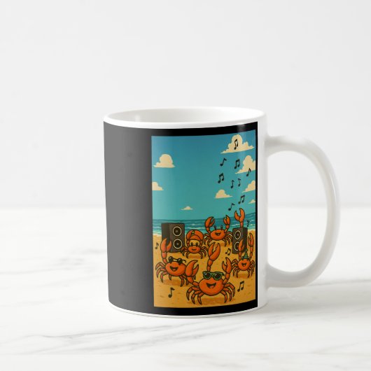 Tanzkrabbe Kaffeetasse (Rechts)