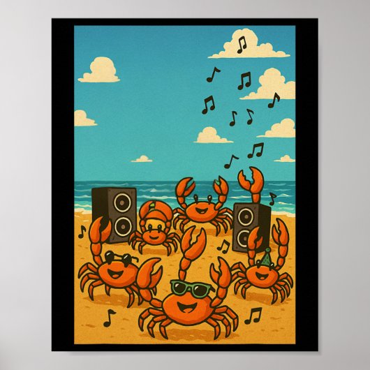 Tanzkrabbe Poster (Vorne)