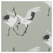 Tanzkrane Stoff (Nahaufnahme)