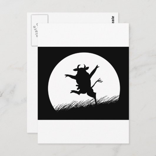 Tanzkuh Postkarte (Vorne/Hinten)