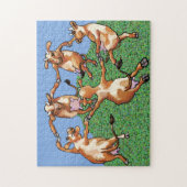 Tanzkühe von Mootisse Puzzle (Vertikal)