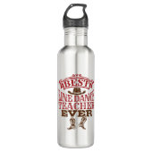 Tanzlehrer aller Zeiten Edelstahlflasche (Vorderseite)