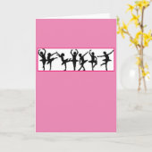 Tanzlehrer Danke Karte (Gelbe Blume)