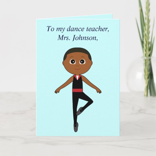 Tanzlehrer Danke von Boy Dancer (Vorderseite)