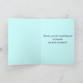 Tanzlehrer Danke von Boy Dancer (Innenseite)