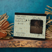 Tanzlehrer Dankeschön Plaque Fotoplatte (Seite)