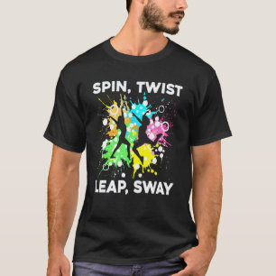 Tanzlehrer Drehung Twist Sprung Schwingen Tänzer u T-Shirt