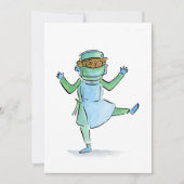 Tanzlehrer Einladung (Vorderseite)