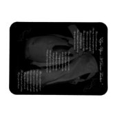 Tanzlehrer Gedicht Magnet (Horizontal)