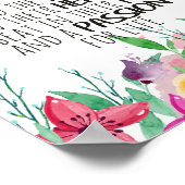 Tanzlehrer Geschenk Anerkennung Danke Zitat Poster (Ecke)