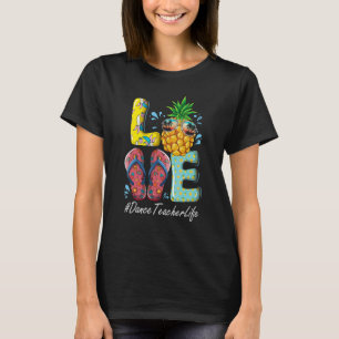Tanzlehrer Hallo Sommer Glück letzte Schule T-Shirt