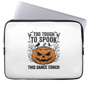 Tanzlehrer Halloween-Kürbis-Gravur-Shirt De Laptopschutzhülle