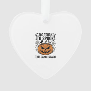 Tanzlehrer Halloween-Kürbis-Gravur-Shirt De Ornament