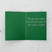 Tanzlehrer - Happy Holidays Card Feiertagskarte (Innenseite)