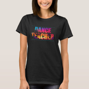 Tanzlehrer Job Titel Beruf Sunset Retro Me T-Shirt