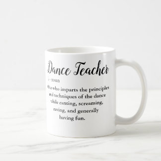 Tanzlehrer Kaffeetasse