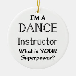 Tanzlehrer Keramikornament