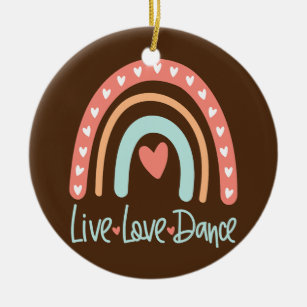 Tanzlehrer Live-Liebe Ballet Stich Hip Hop Keramik Ornament