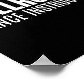 Tanzlehrer Poster (Ecke)