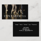 Tanzlehrer Studio Lessons Ballett Visitenkarte (Vorne/Hinten)