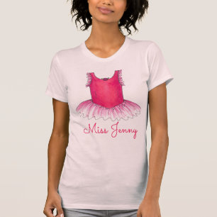 Tanzlehrer Tutu Ballerina T-Shirt