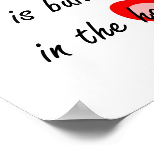 Tanzlehrer - Vertrauen in das Gebäude Poster (Ecke)